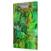 Complexe groene texturen klembord (Links)