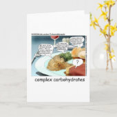 Complexe koolhydraten Funny Mugs Kaarten T - shirt (Gele Bloem)