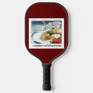 Complexe Koolhydraten Grappige Filosofie Foodie Ca Pickleball Paddle
