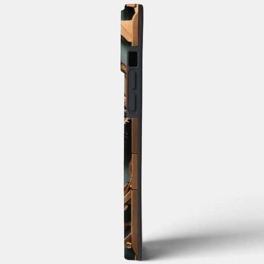 Complexe meerlaagse metalen mechanische steampunk Case-Mate iPhone case (Achterkant / Links)