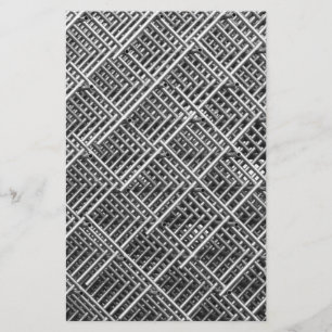 Complexe metalen structuur briefpapier