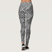 Complexe metalen structuur leggings (Achterkant)