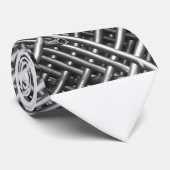 Complexe metalen structuur stropdas (Opgerold)