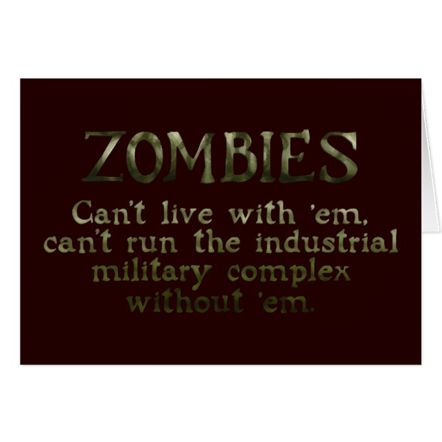 Complexe militaire industriel Zombies (Devant horizontal)