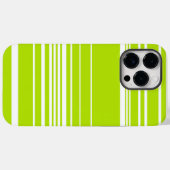 Complexe strepen in limoengroen en wit Case-Mate iPhone case (Achterkant (horizontaal))