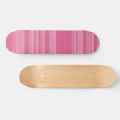 Complexe strepen in roze skateboard (Horizontaal)