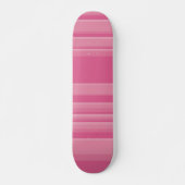 Complexe strepen in roze skateboard (Voorkant)