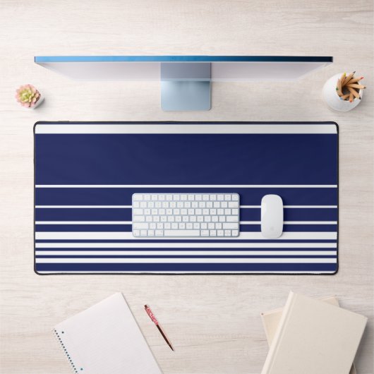 Complexe stripes - blauw bureaumat (Kantoor 1)
