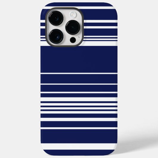 Complexe stripes - blauw Case-Mate iPhone case (Achterkant)