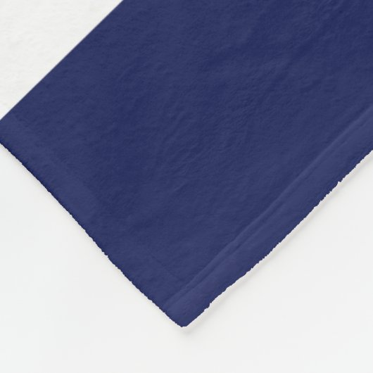 Complexe stripes - blauw fleece deken (Hoek)