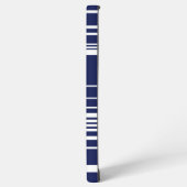 Complexe stripes - blauw samsung galaxy hoesje (Linkerkant)