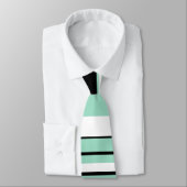 Complexe Stripes - groen (Mint) Stropdas (Gebonden)