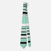 Complexe Stripes - groen (Mint) Stropdas (Voorkant)