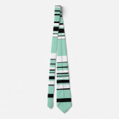 Complexe Stripes - groen (Mint) Stropdas (Achterkant)
