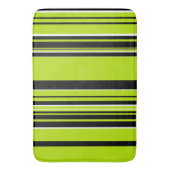 Complexe Stripes - Lime Green Badmat (Voorkant Verticaal)