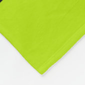 Complexe Stripes - Lime Green Fleece Deken (Hoek)