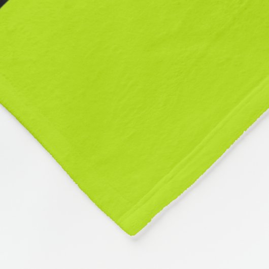 Complexe Stripes - Lime Green Fleece Deken (Hoek)