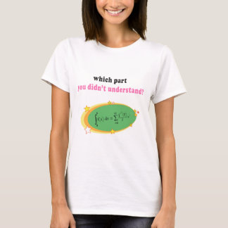 Complexe Wiskunde vergelijking T-shirt