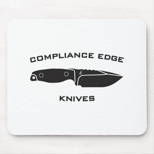 Compliance Edge Knives Mousepad Muismat (Voorkant)