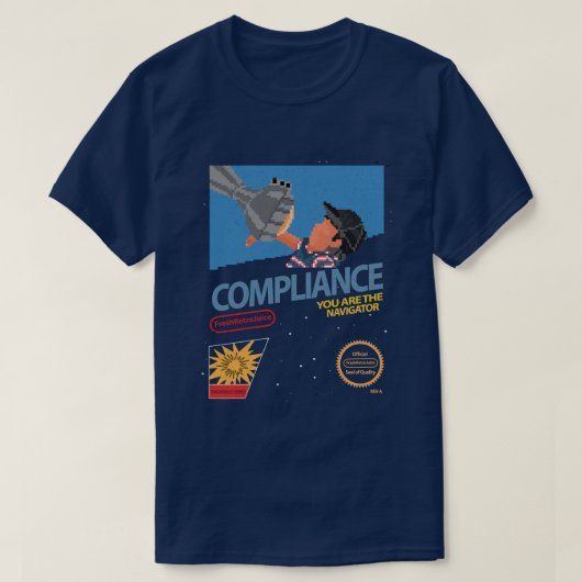 Compliance Flight van de Navigator T-shirt (Design voorkant)