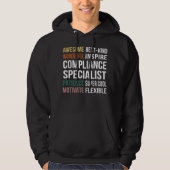 Compliance Specialist  Appreciation Hoodie (Voorkant)