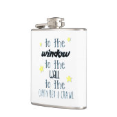 Complify Bed, Grappig slaapcitaat Heupfles (Links)