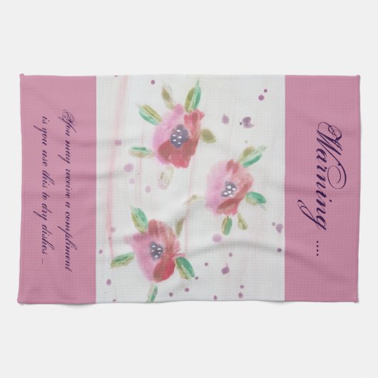 Compliment keukenhanddoek (Horizontaal)