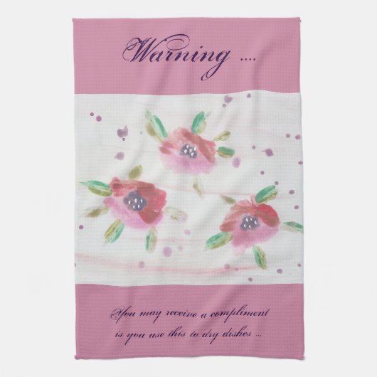 Compliment keukenhanddoek (Verticaal)