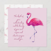 Complimentkaart voor wijze en elegante vrouw feestdagenkaart (Voorkant / Achterkant)