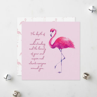 Complimentkaart voor wijze en elegante vrouw feestdagenkaart