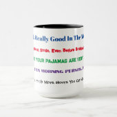 Compliments drôle du matin Mug (Centre)