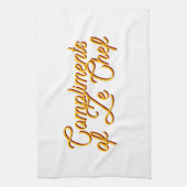 Compliments of the Chef Theedoek (Verticaal)