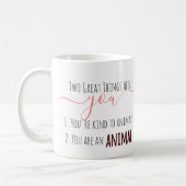 Complique drôle et coquine Nom du café Mug (Gauche)