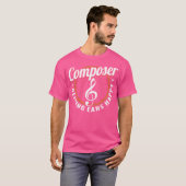 Composer Keeping Ears Happy Musician Classical Com T-shirt (Voorkant volledig)