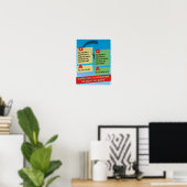 Composez la date limite de travail. Un poster de c (Bureau à domicile)