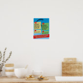 Composez la date limite de travail. Un poster de c (Cuisine)