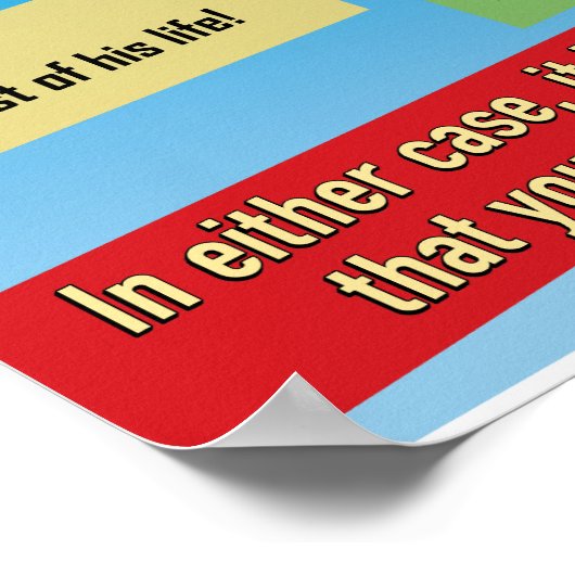 Composez la date limite de travail. Un poster de c (Coin)