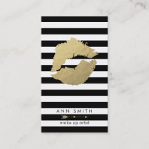 Composez le carte de visite chic de noir d'or