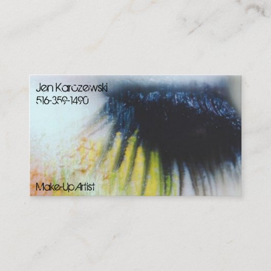 Composez le carte de visite d'artiste (Devant)
