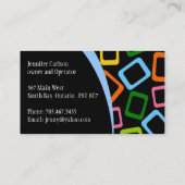 Composez le carte de visite d'artiste (Dos)