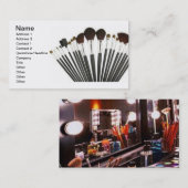 composez le carte de visite d'artiste (Devant / Derrière)