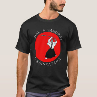 Composez un T-shirt foncé samouraï