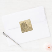 Composiet Kirkcudbright Shire Vierkante Sticker (Envelop)