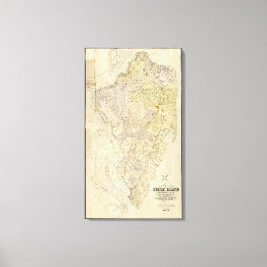 Composiet Staten Island Canvas Afdruk (Voorkant)