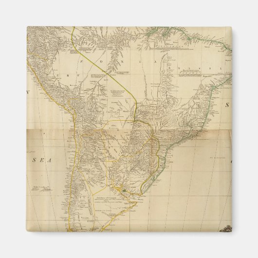 Composiet Zuid-Amerika 2 Magneet (Voorkant)