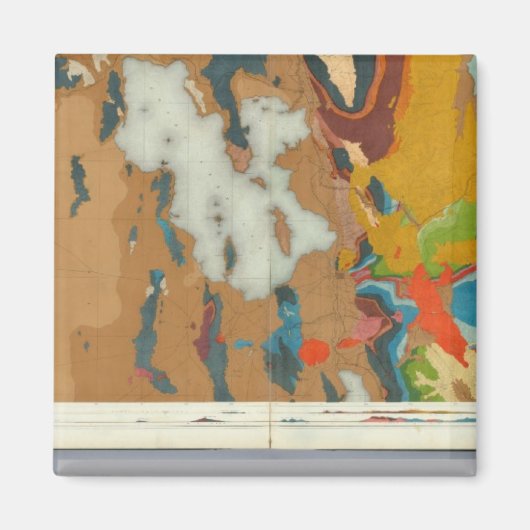 Composietgeologische kaarten IV, 40e parallelle en Magneet (Voorkant)