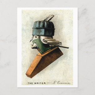 Composietportretten van Trades: De Vintage van de Briefkaart