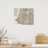 Composite Map of France 3 Poster (Keuken)