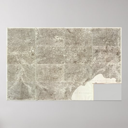 Composite Map of France 7 Poster (Voorkant)