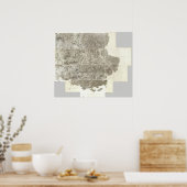 Composite Map of France Poster (Keuken)